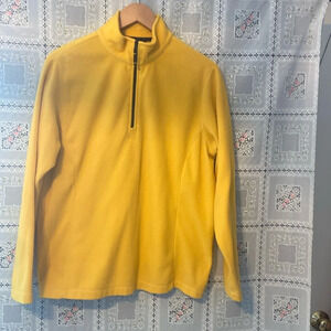 Lands’ End Long-Sleeved Women’s top with 3/4 front zipper